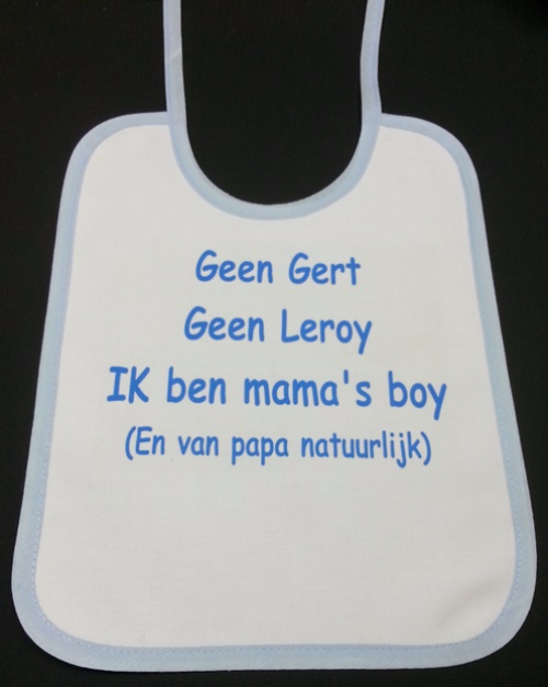 Slabbetje Bedrukken